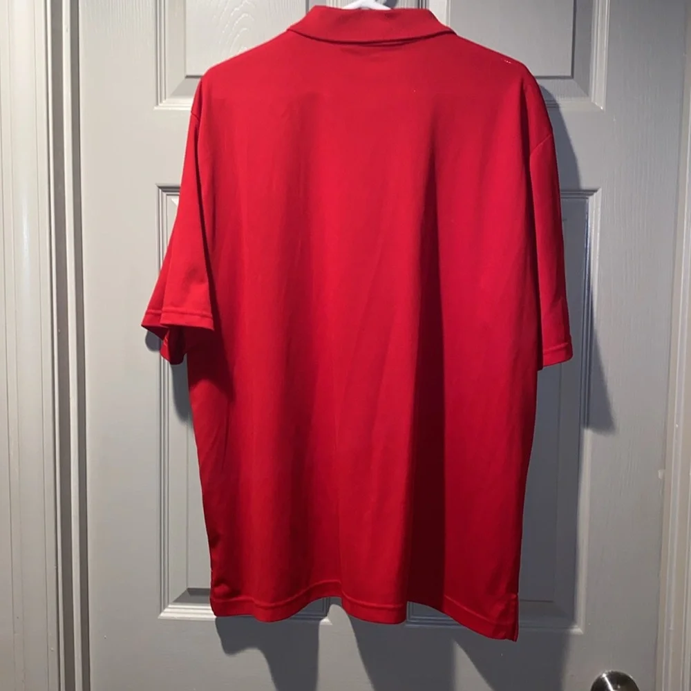 Red Golf Shirt Corvette logo XXL - Picture 7 of 9